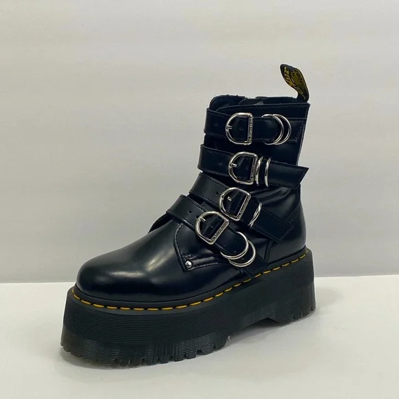 NEW DR MARTENS JADON MAX LEATHER PLATFORM BOOT - Picture 8 of 11